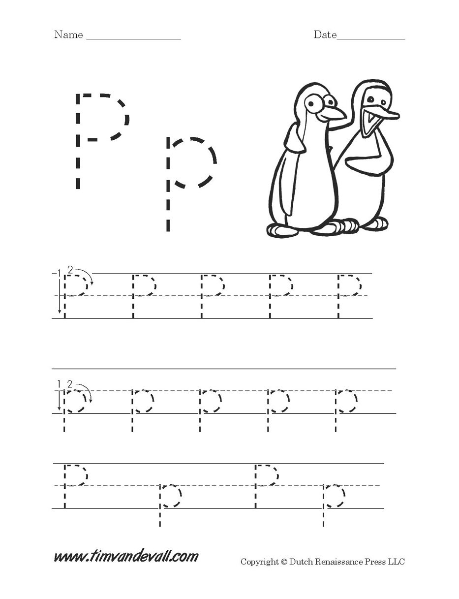 Letter P Worksheets Worksheet Printable Expert Like â Monoday Info